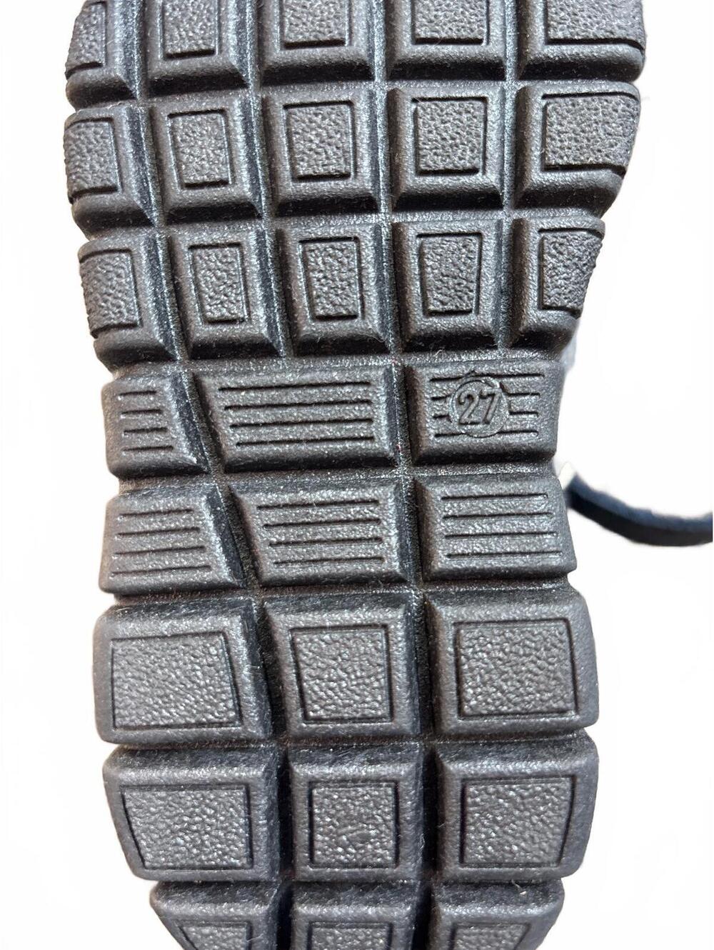 Mazurek Kids Navy Blue Nubuck Leather Winter Boots Size EU 27 US 10 Straps Cozy - Picture 4 of 5